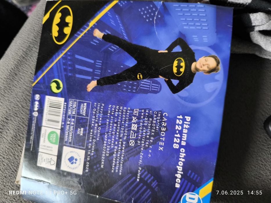 Piżama Batman 122/128