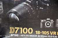 Zestaw Nikon D7100 + obiektyw Nikkor DX 18-105 f3.5-56G