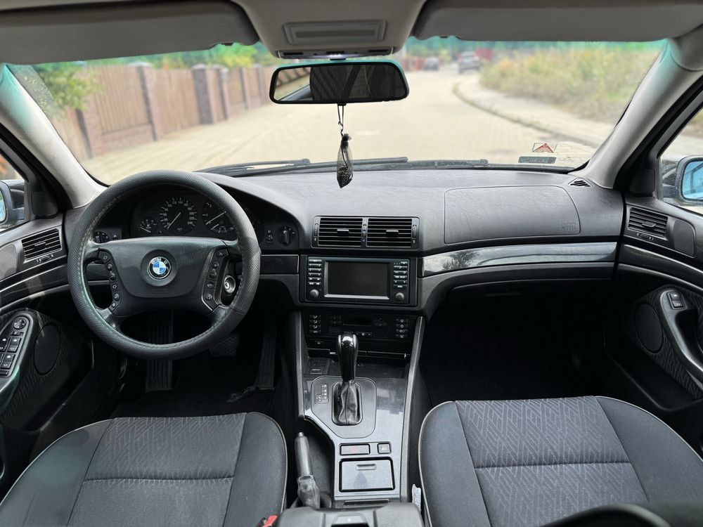 Bmw 525d-2003r-diesel-e39-163km-Automat-Navi-Hak-Klima sprawna