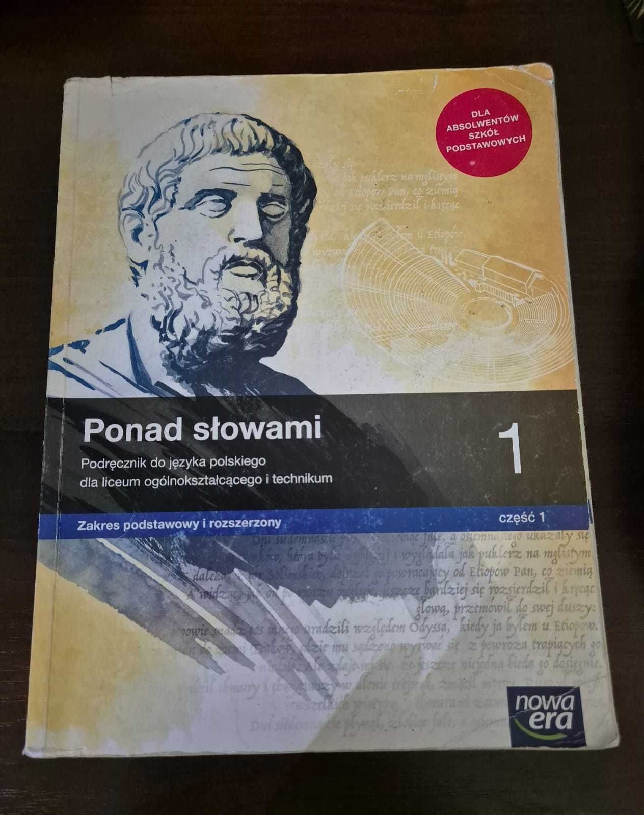 Ponad słowami 1 część 1 klasa 1 Nowa Era