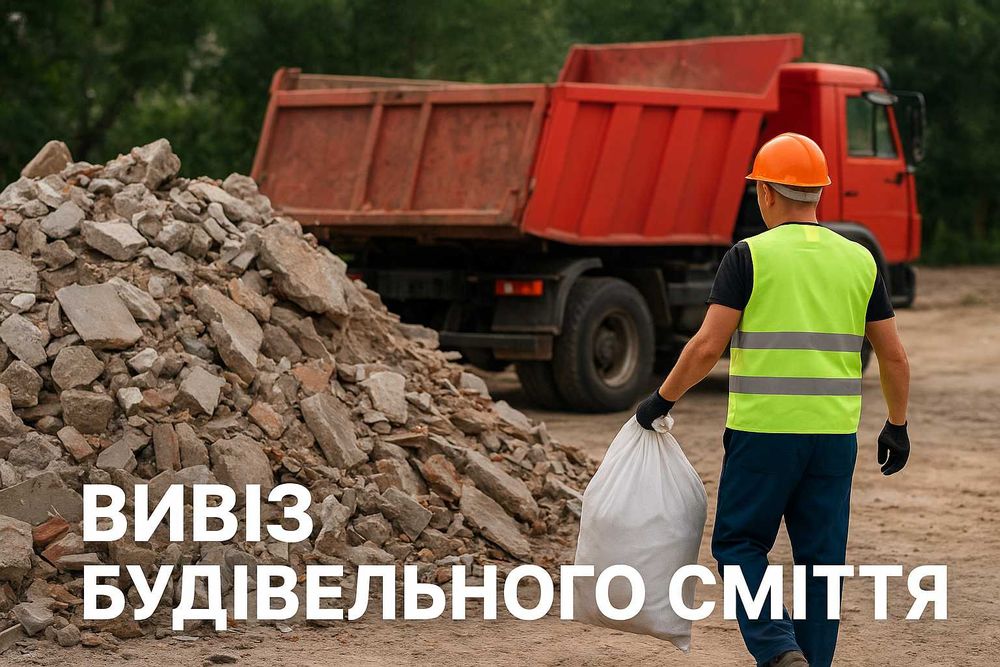 Виніс і вивіз будівельного сміття — Черкаси