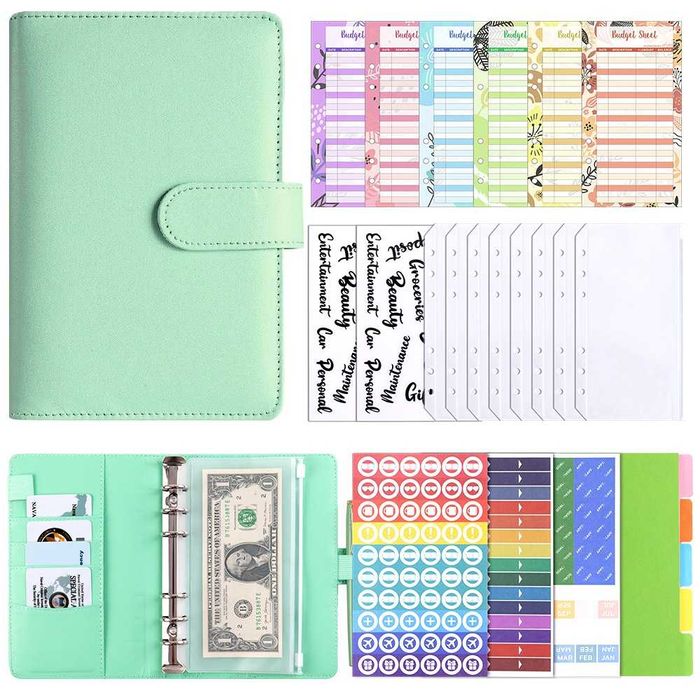 Блокнот органайзер, планер для грошей  з конвертами А6
