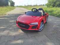 Auto Na Akumulator Audi R8 Skóra Muzyka Miękkie koła