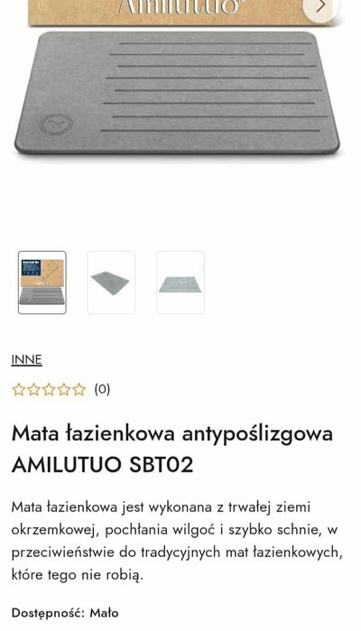 Mata antypoślizgowa łazienkowa