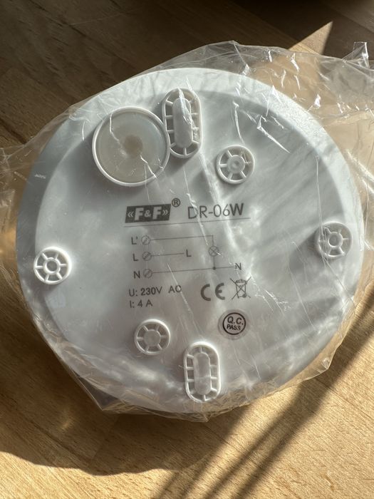 5 szt Sufitowy czujnik ruchu F&F DR-06W na podczerwień