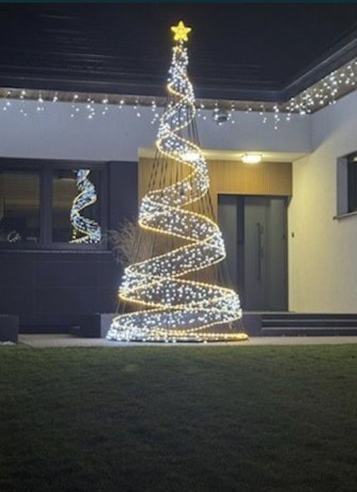 Choinka Led 3D Metalowa Składana