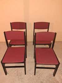 Komplet 4 krzeseł stołowych krzesła drewniane krzesła do jadalni