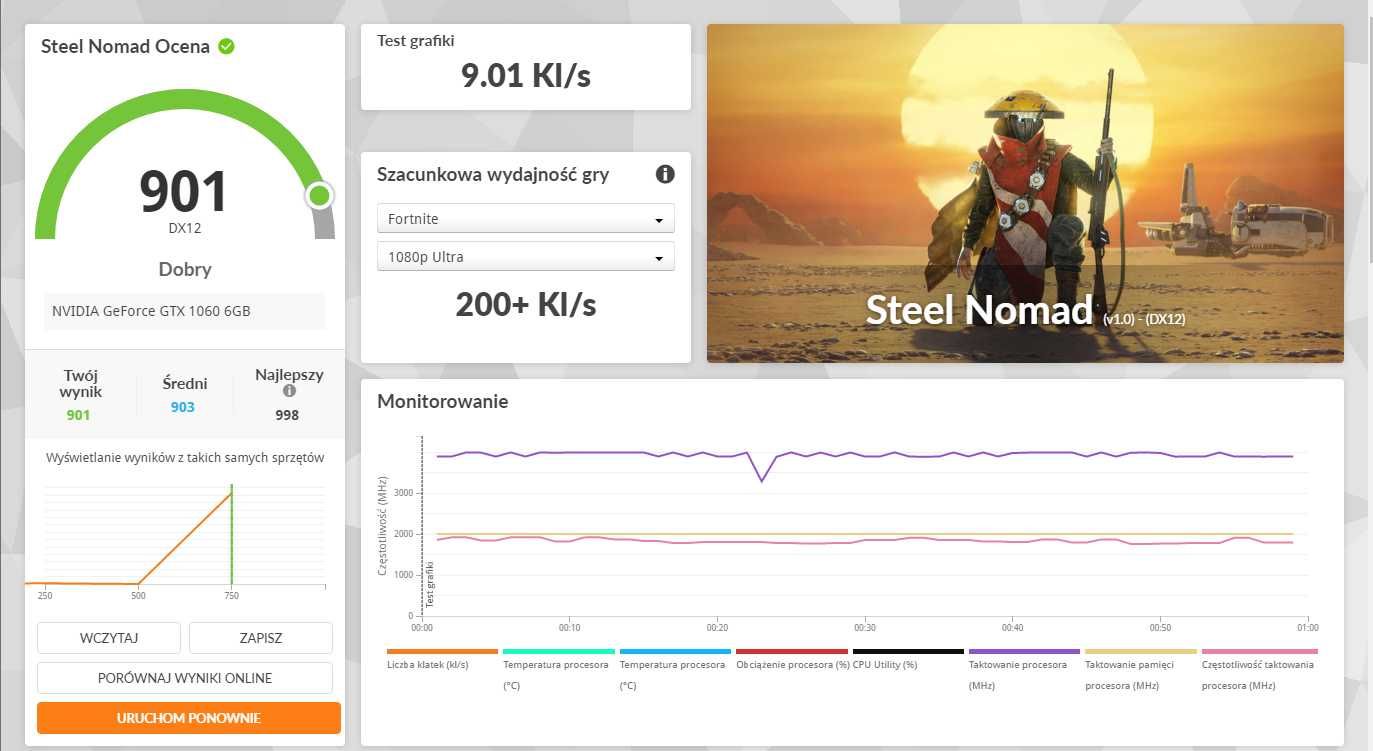 KOMPUTER DO GIER: 1060 6GB, I5 - 9400F, 16GB RAM 2666