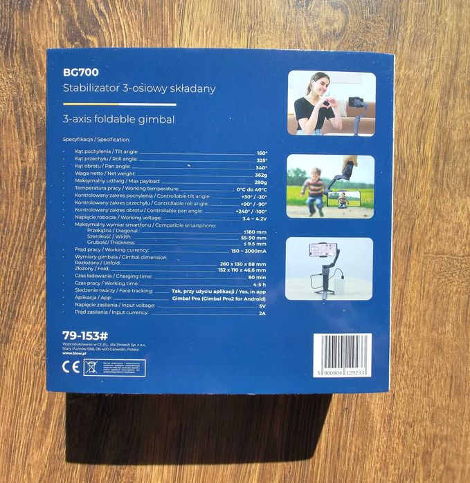 gimbal BLOW BG700 stabilizator nowy