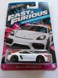 Hot Wheels Fast & Furious Porsche 718 Cayman GT4