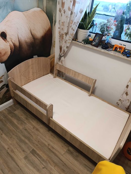 Łozko dziecięce 140x70cm dąb Sonoma