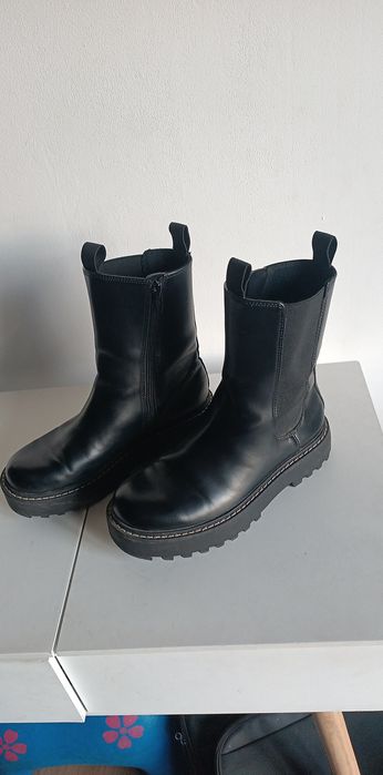 H&M botki czarne 36 jak nowe.