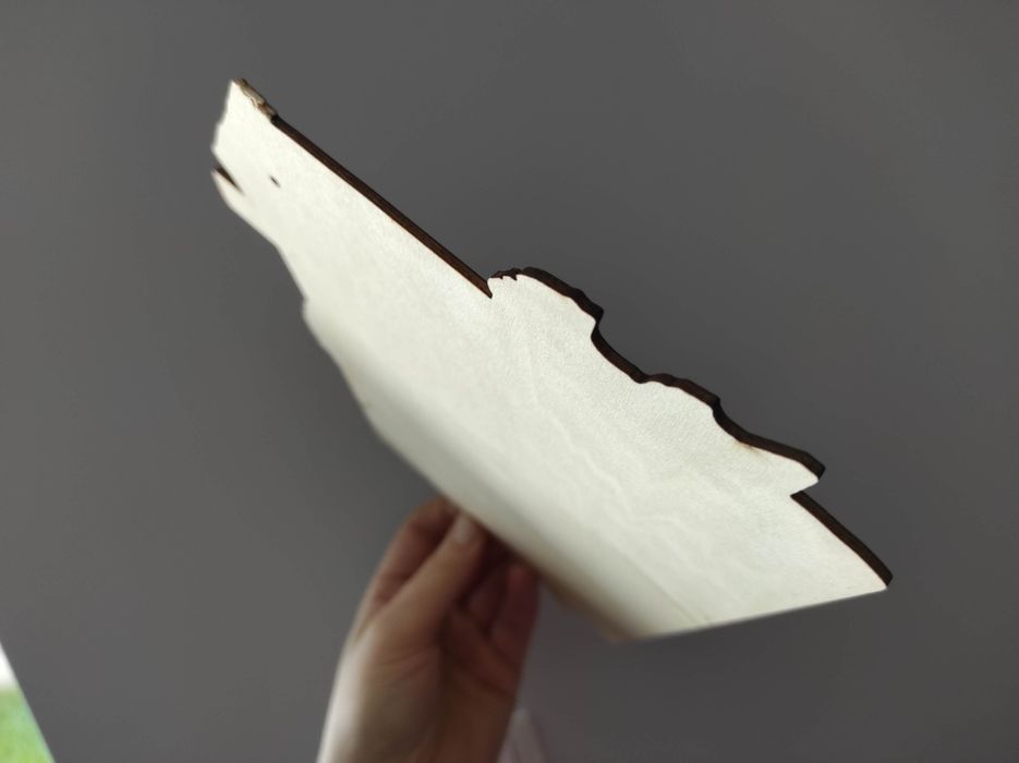 Nowy drewniany wieszak ścienny na klucze dekoracja ścienna