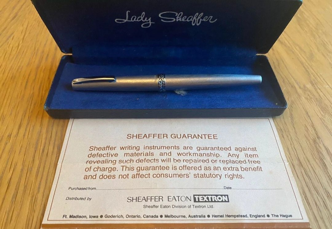 Caneta de aparo antiga Lady Sheaffer