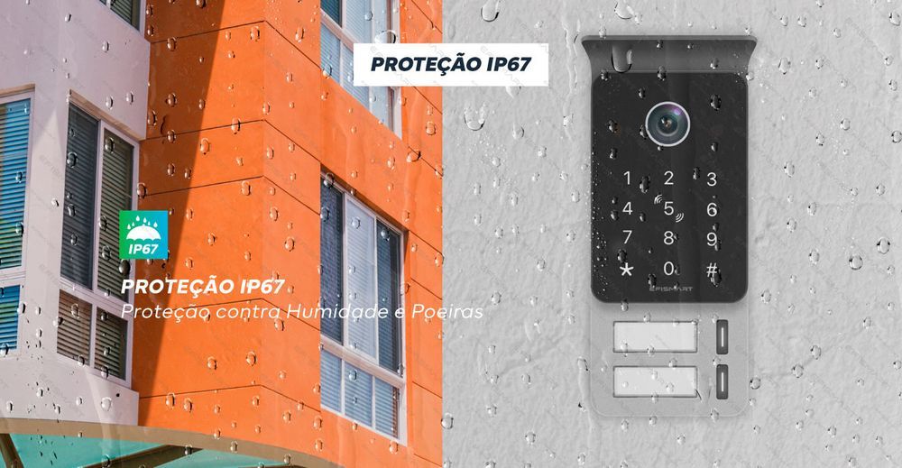 Vídeo Porteiro Posto Externo 2MP Teclado|2Botões Prime X651 EFISMART