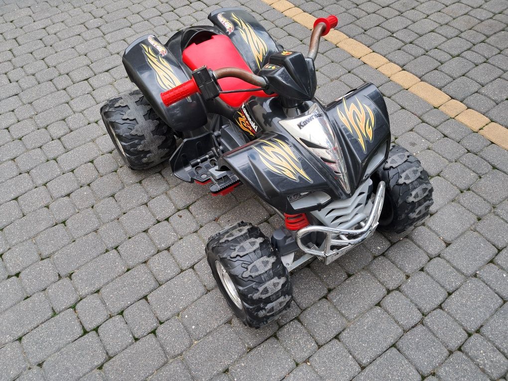 Quad elektryczny  kawasaki  z biegiem wstecznym