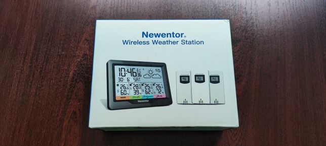 Метеостанція Newentor Q5 бездротова з 3 датчиками