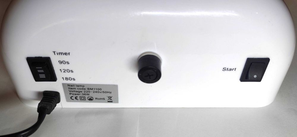 Luz UV para secar Gel Verniz Acrílico de Unhas