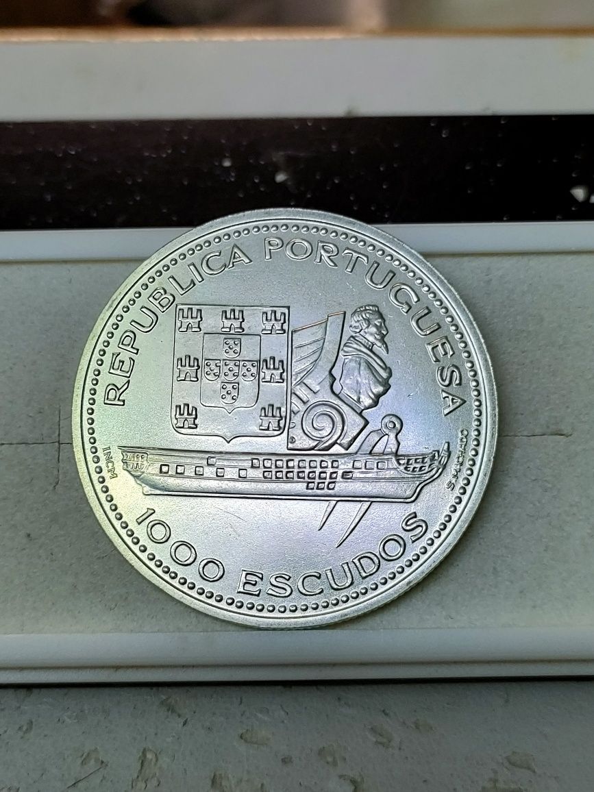 Moeda 1000 escudos 1996 - Fragata D. Fernando II