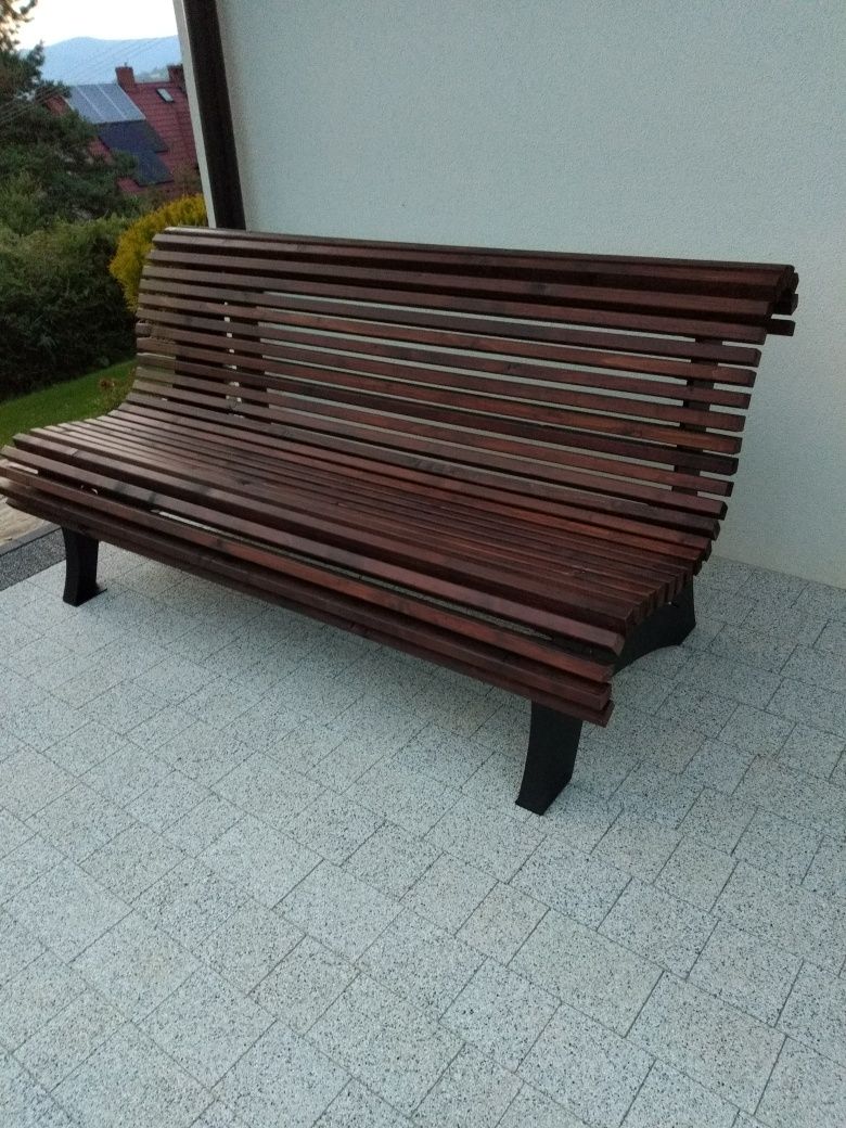 ławka.  ogrodowa