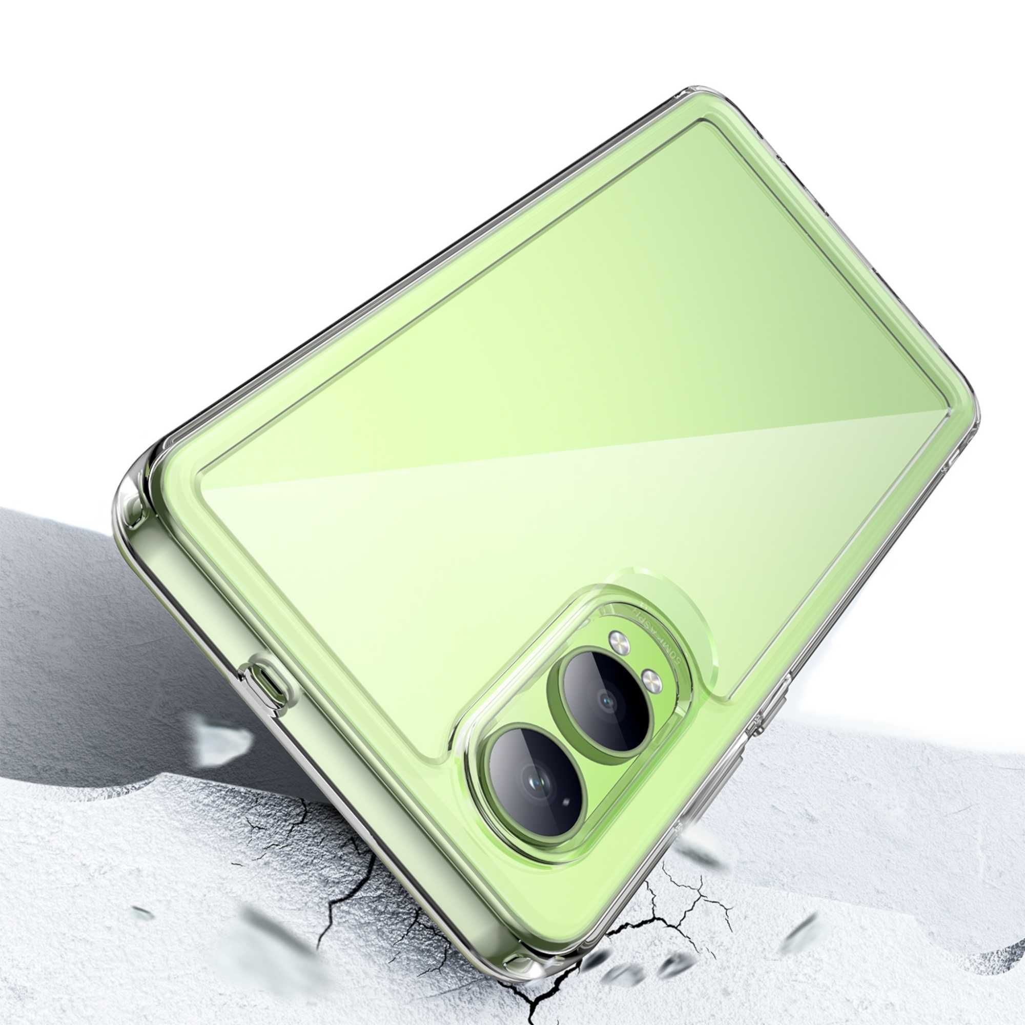 Etui ELEVATE HEXAGON do OnePlus Nord CE4 Lite - Clear