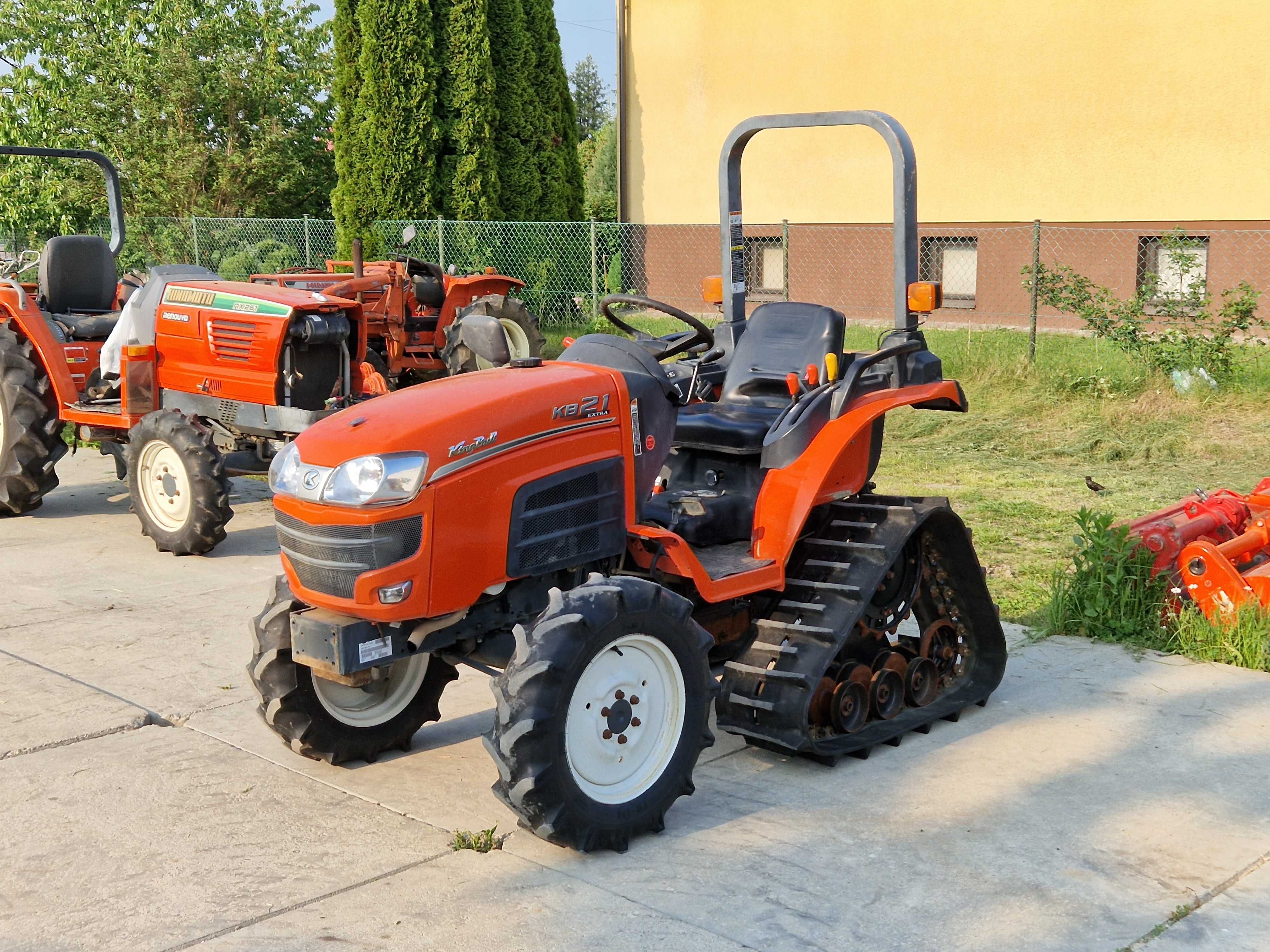 Traktorek japoński Kubota KB21 4x4 wspomaganie rewers