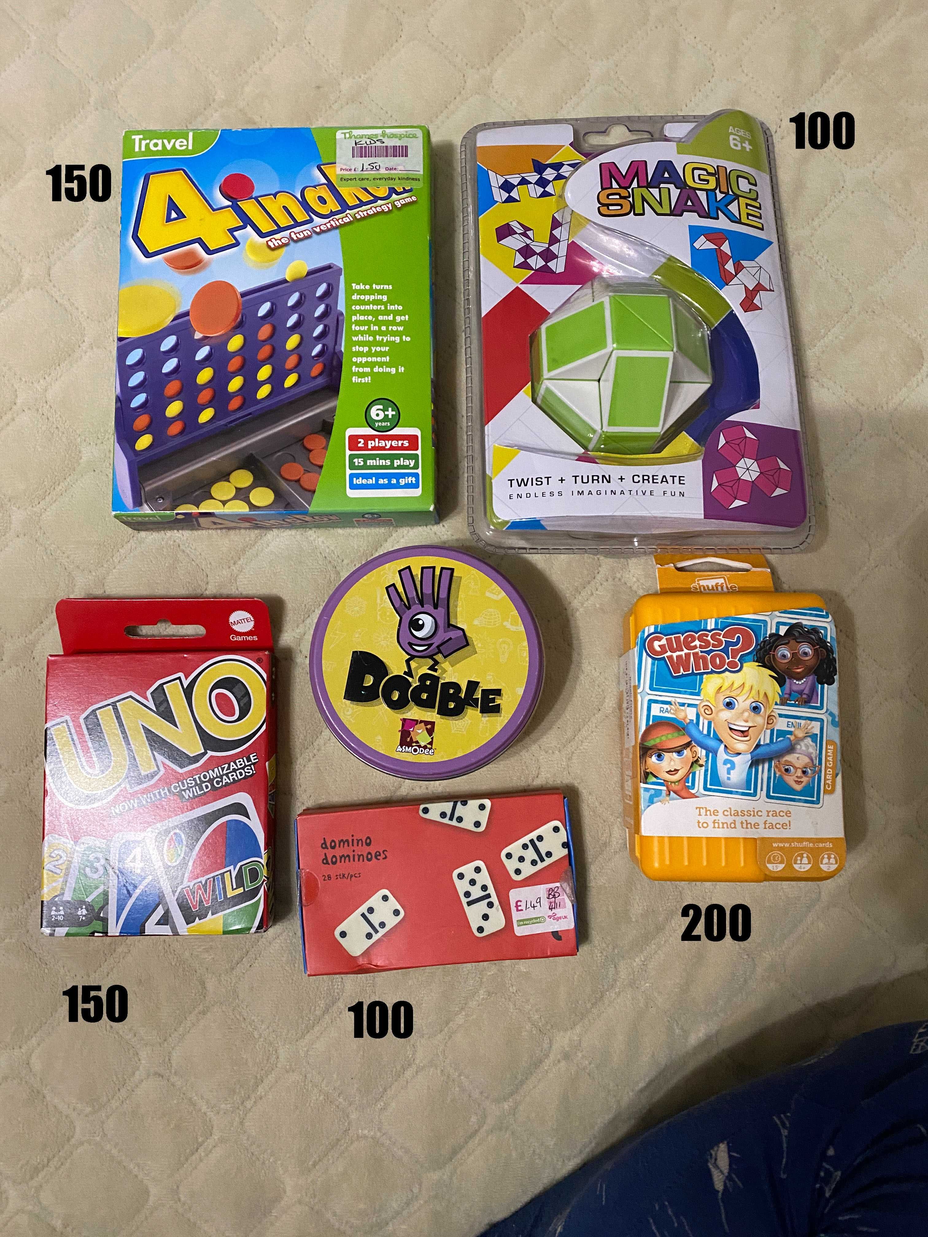 Настольные игры Настільні ігри домино connect 4 Угадай кто я змейка