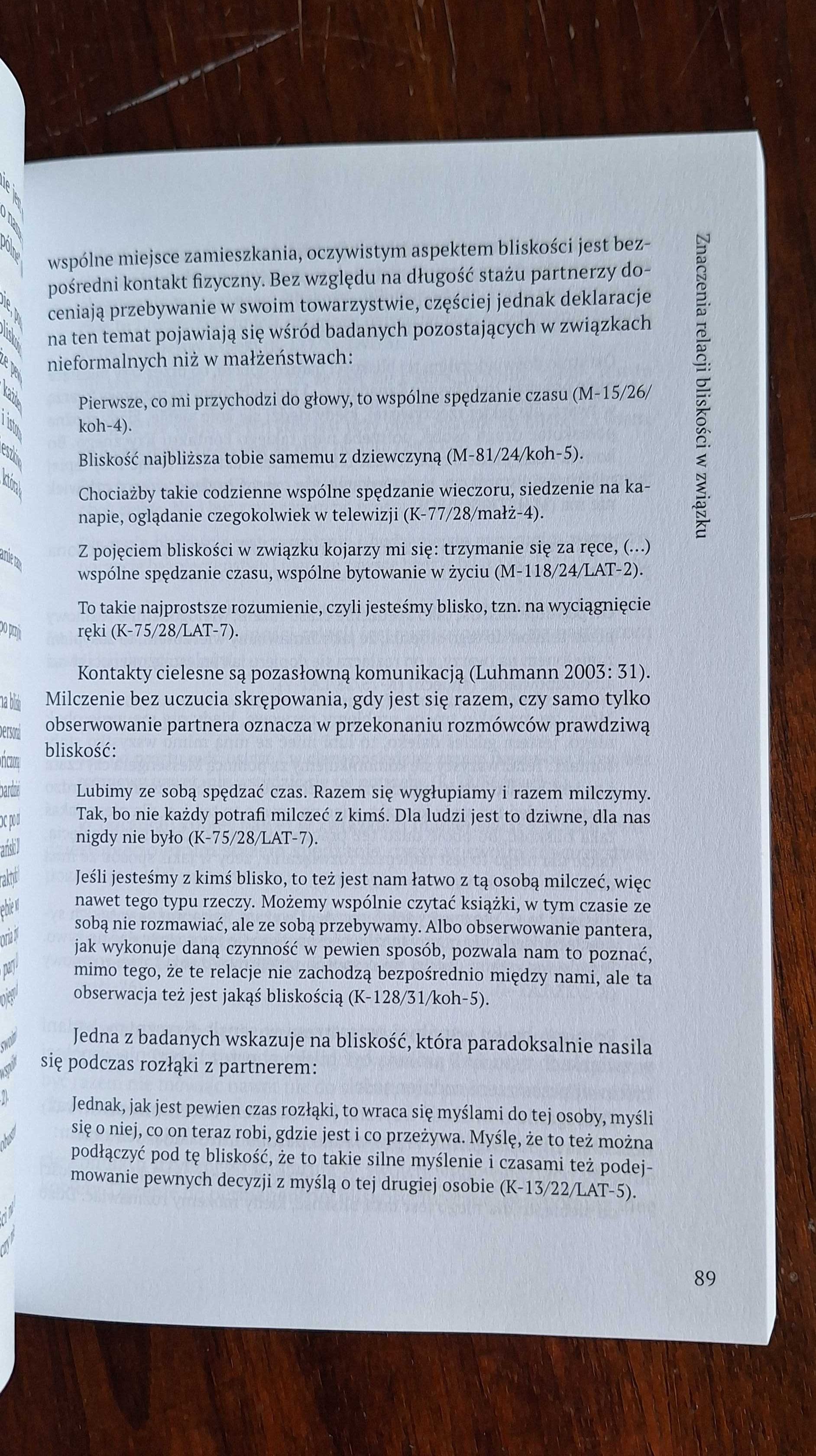 Publiczny i prywatny obraz bliskich związków Kwak Bieńko