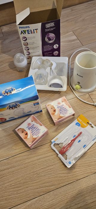 Zestaw-Laktator,podgrzewacz,wkładki...