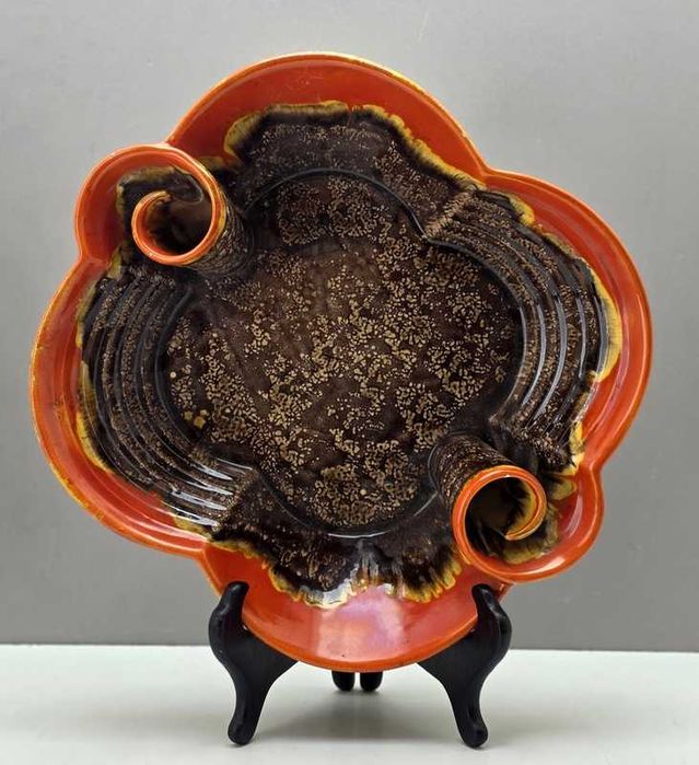 Art deco ceramika z lat 1920 - 1938 misa i wazon