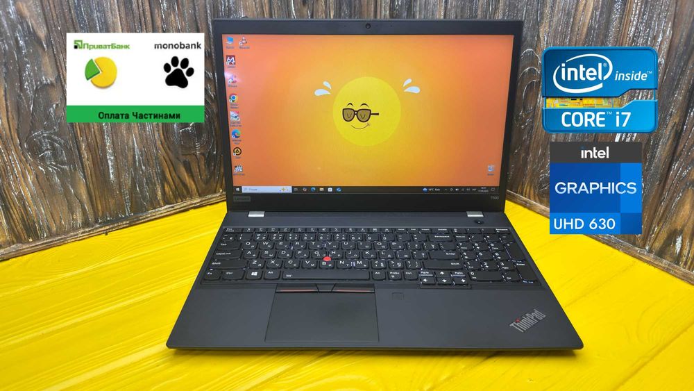 Потужний Офісний Ноутбук з Сенсорним Екраном Lenovo Thinkpad T590