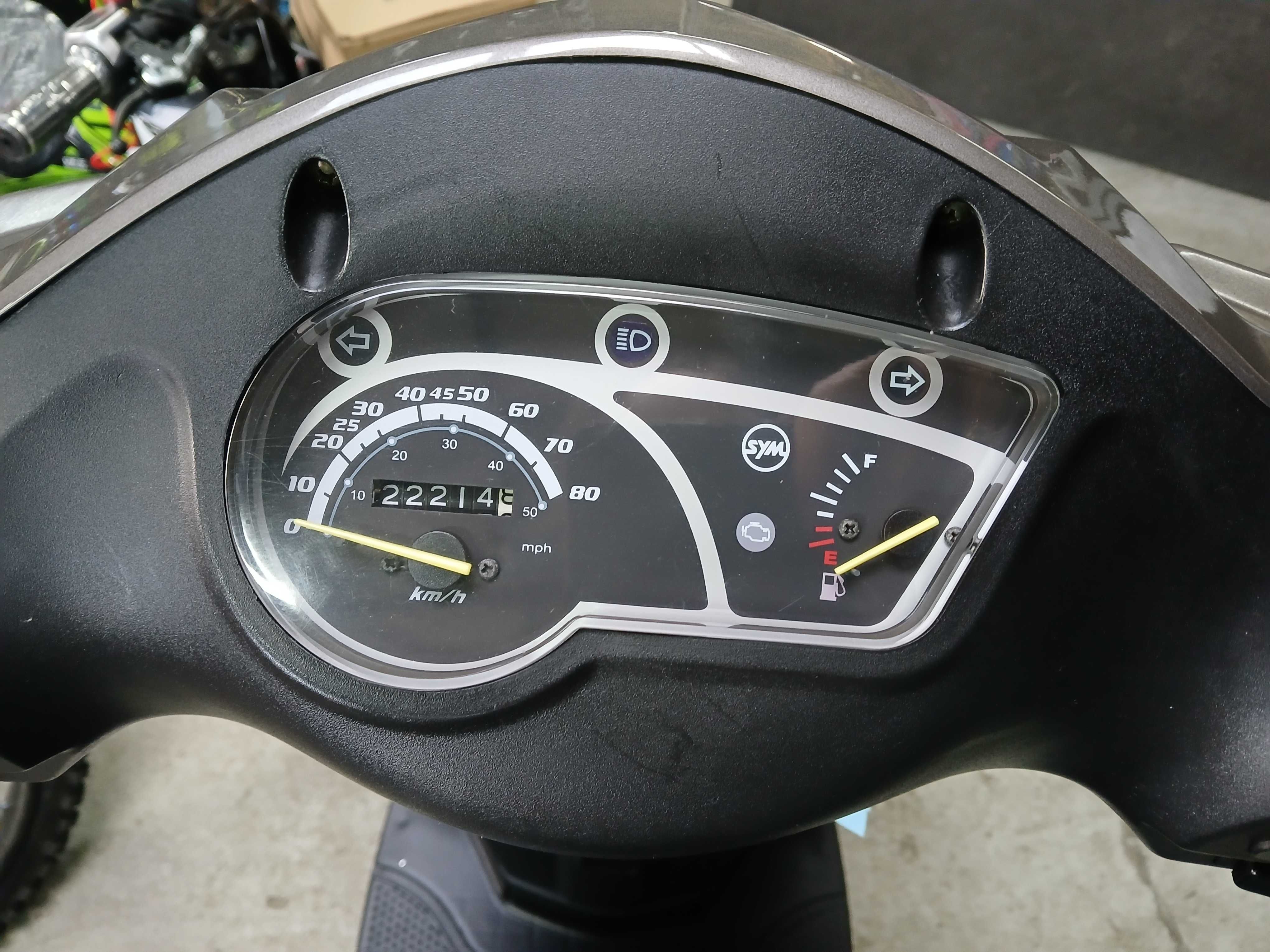 Skuter Sym Orbit II okazja Piękny zadbany kymco RATY 50cc AM dowód 4t