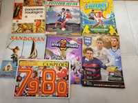 Cadernetas de futebol e outras e cromos