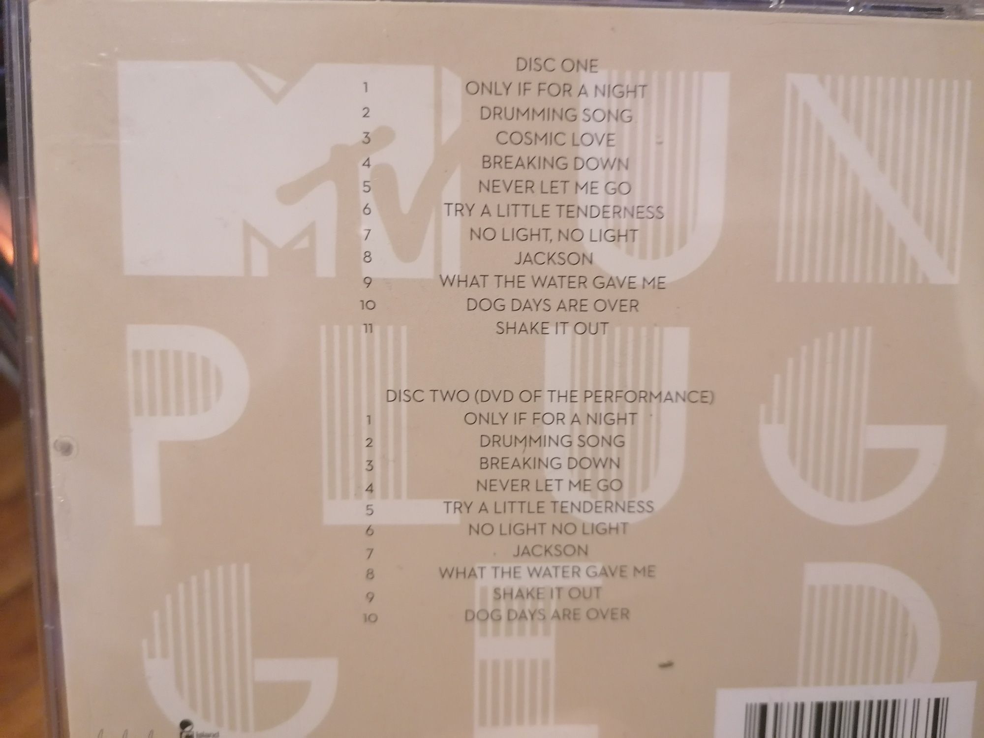 Florence & The Machine Unplugged MTV CD DVD