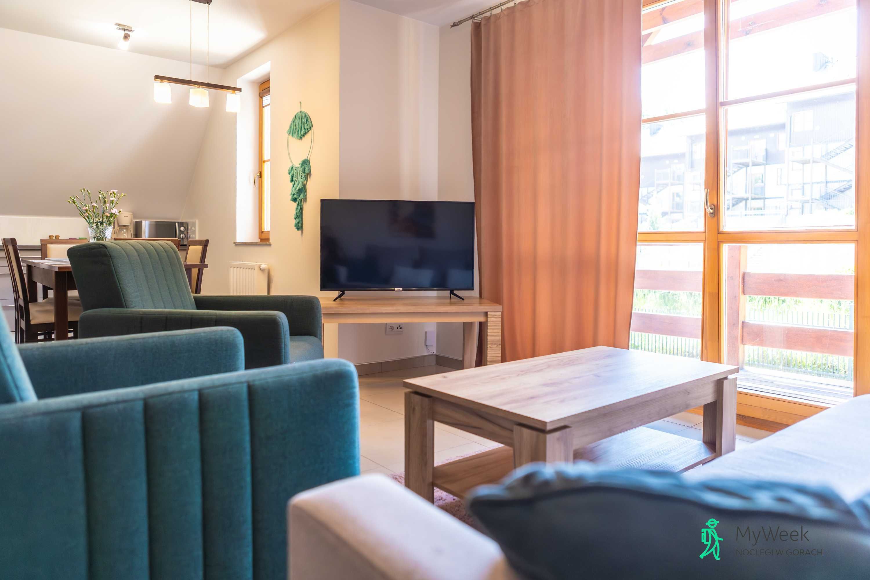 Apartament w Karpaczu z kominkiem