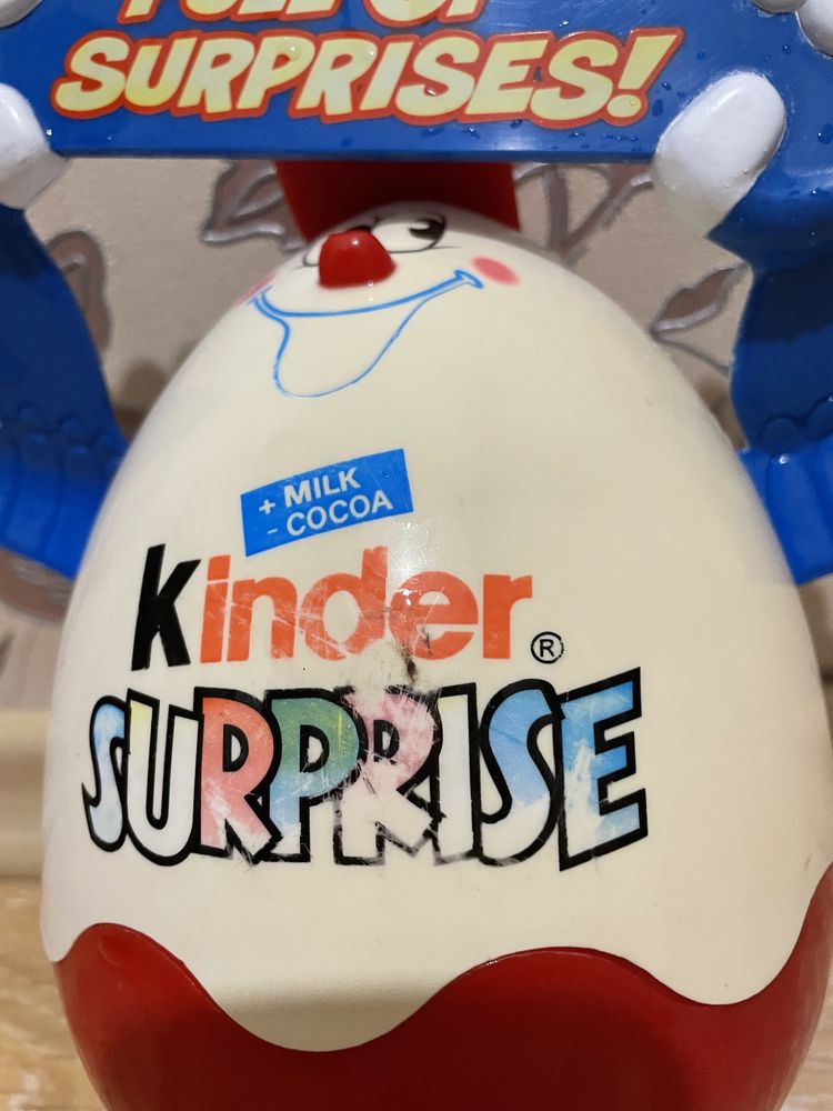Киндер сюрприз большое яйцо игрушка подарок kinder surprise