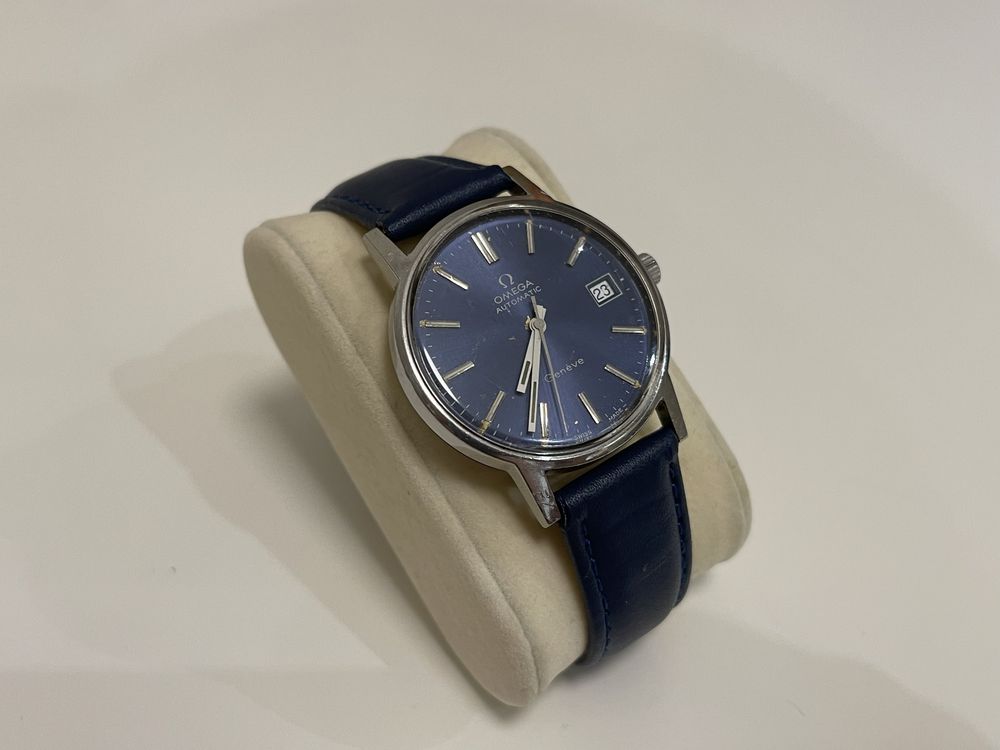 Omega Geneve automatico azul - 166.0163