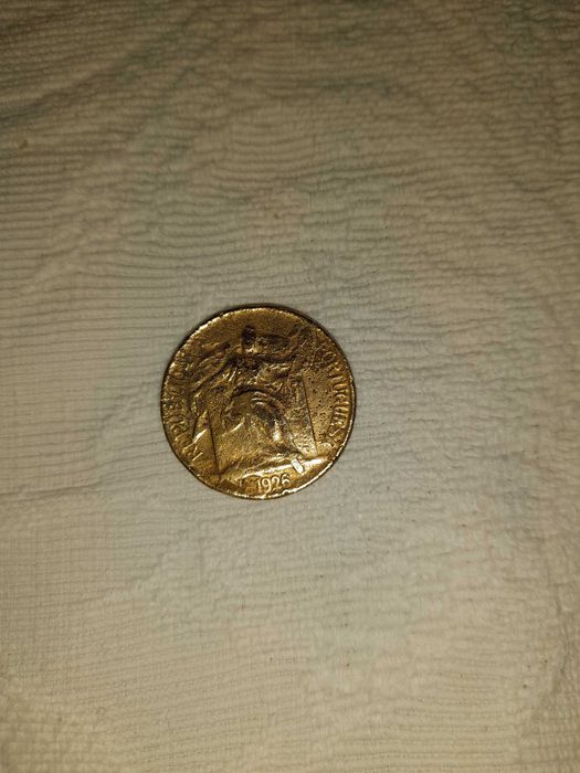 Moeda 1 escudo 1926 bronze
