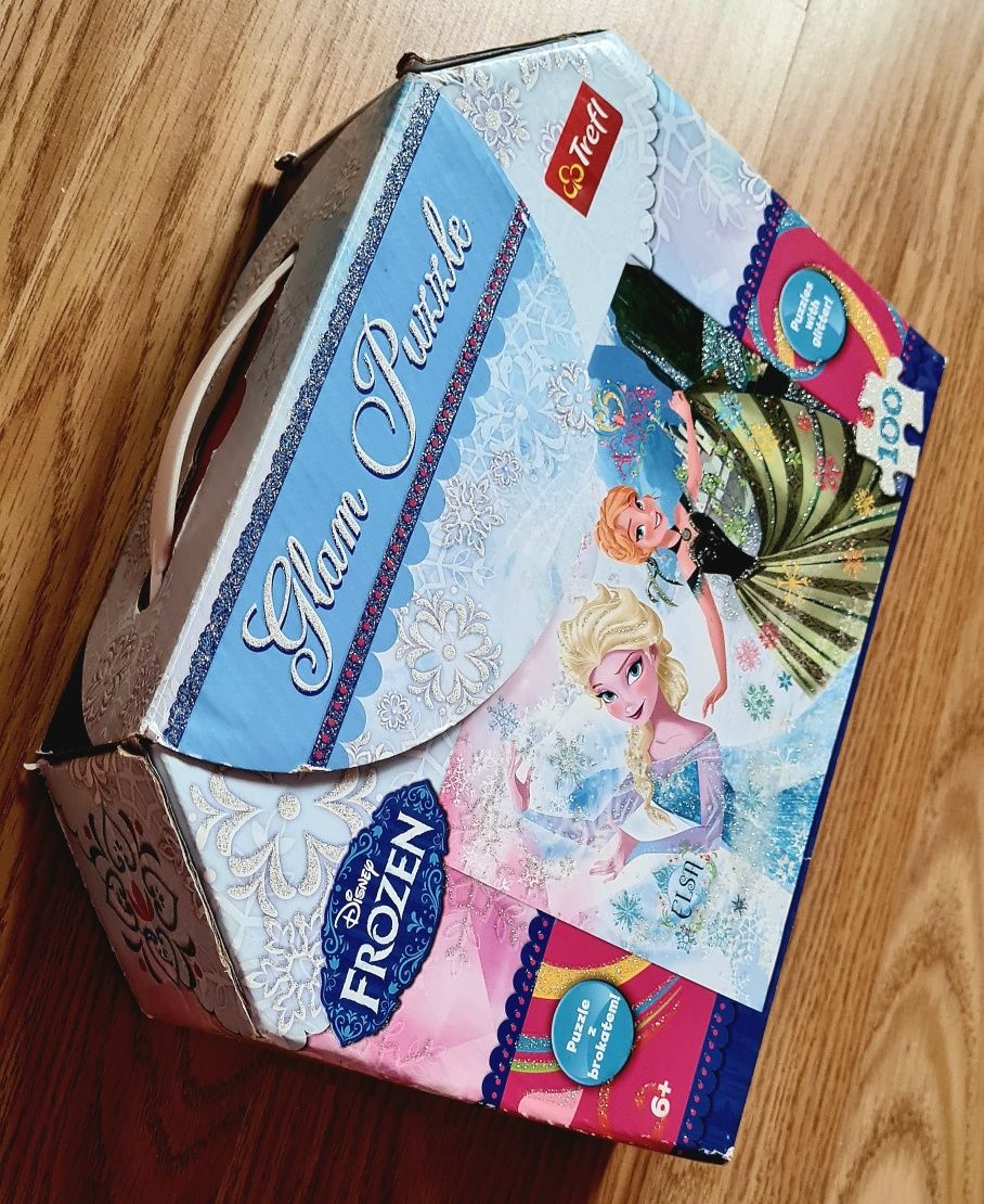 Trefl puzzle Kraina Lodu Frozen 100el walizeczka