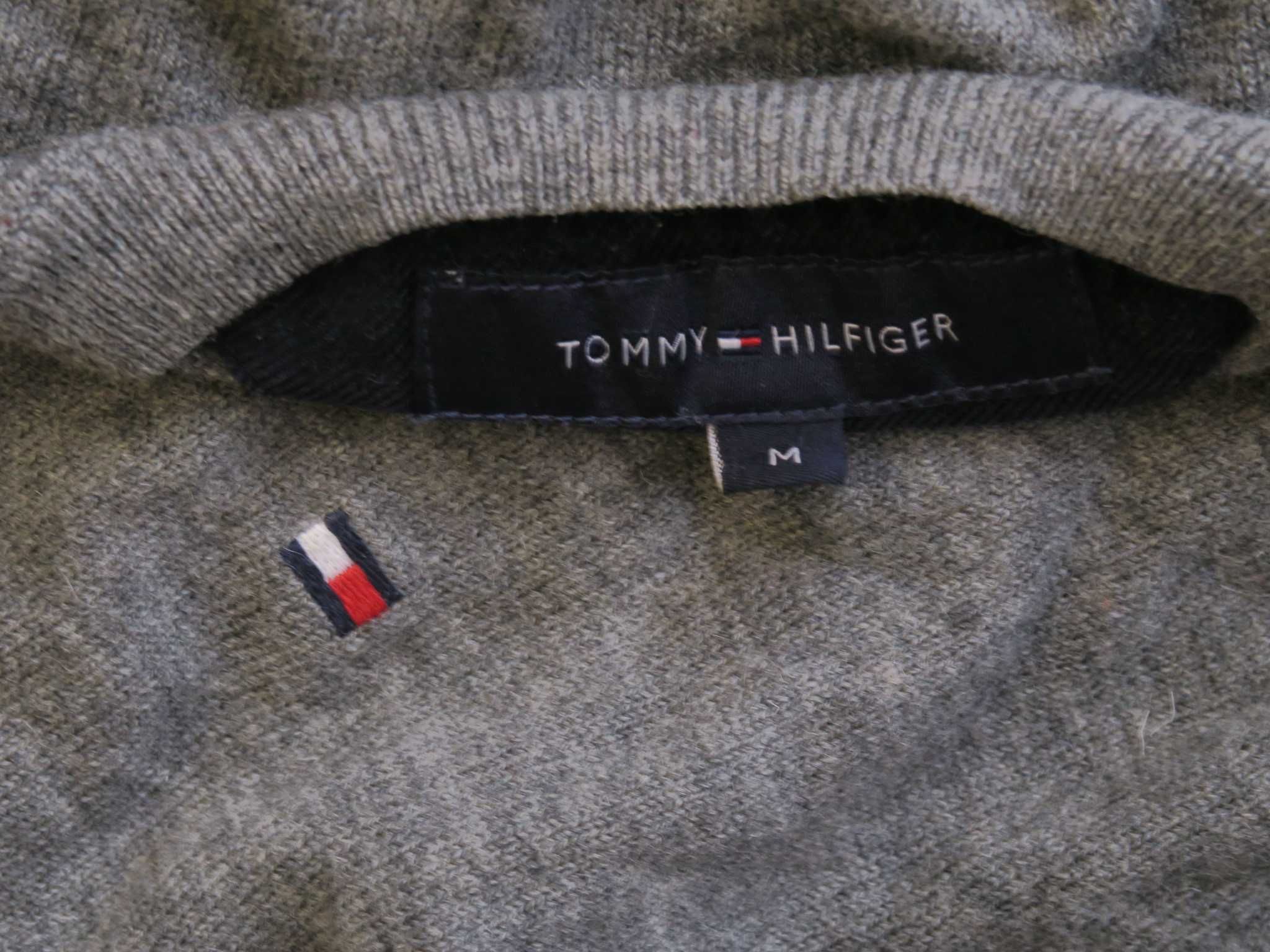 Tommy Hilfiger wełniany sweter m