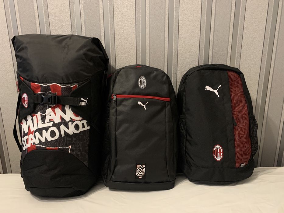 Рюкзак AC Milan. Сумка Puma на 46 литров