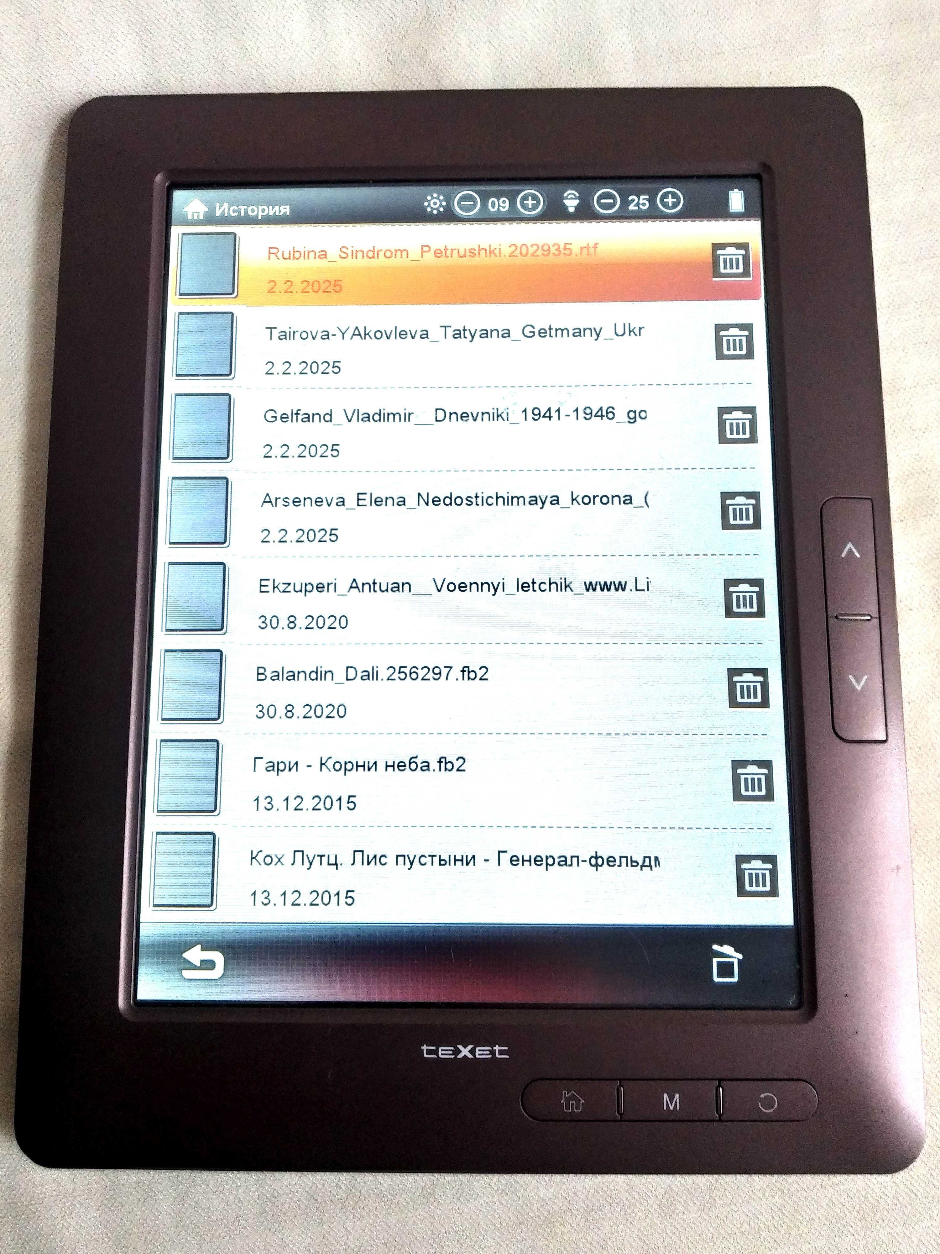 Електронна книга TeXet TB-880H