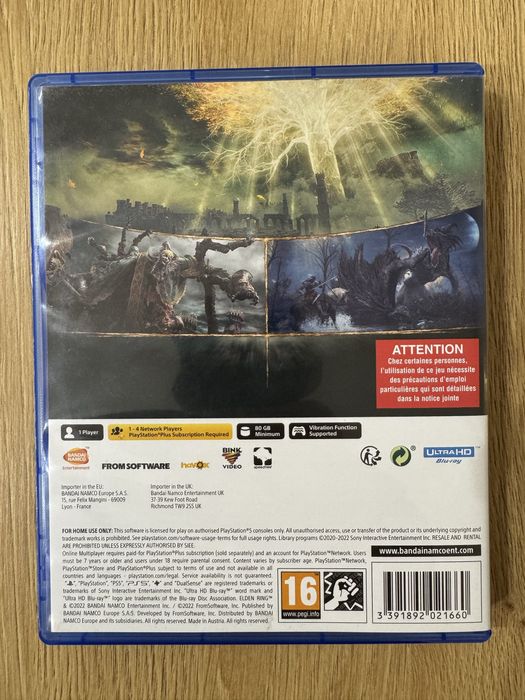 Продам гру elden ring ps5