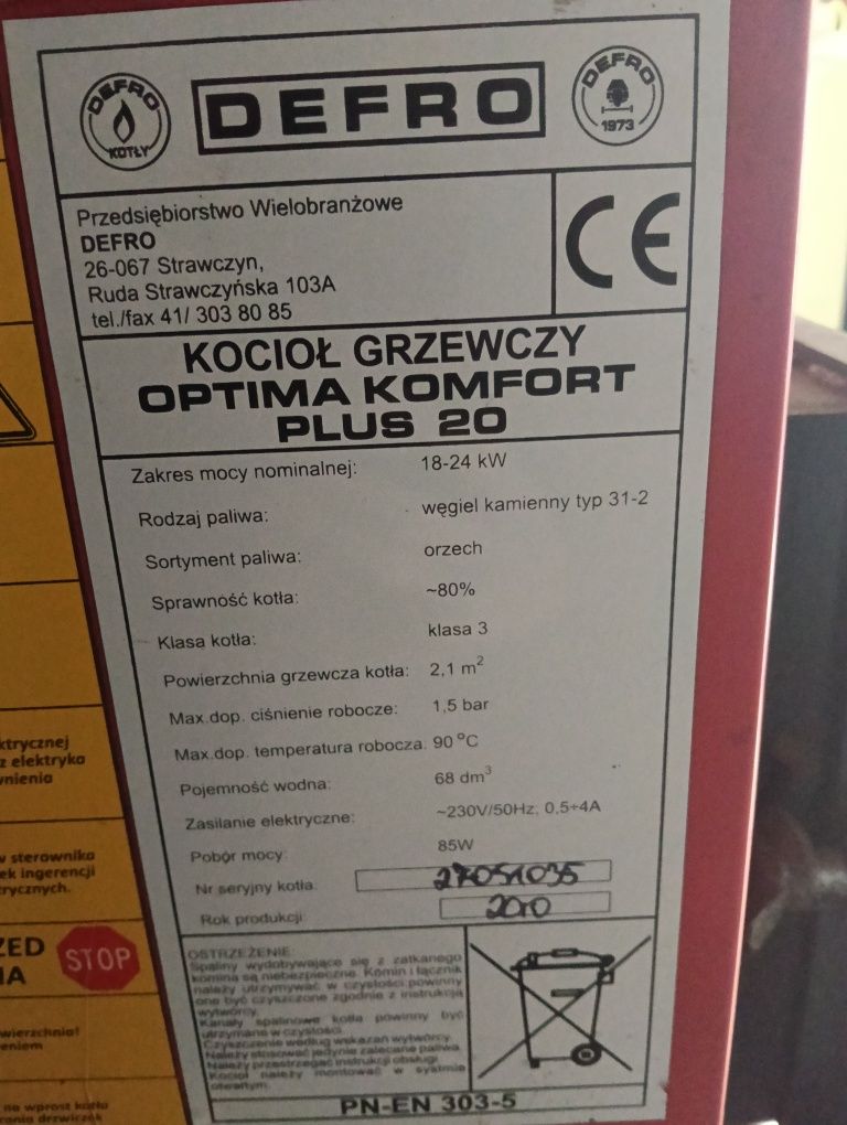 Sprzedam kocioł na części
