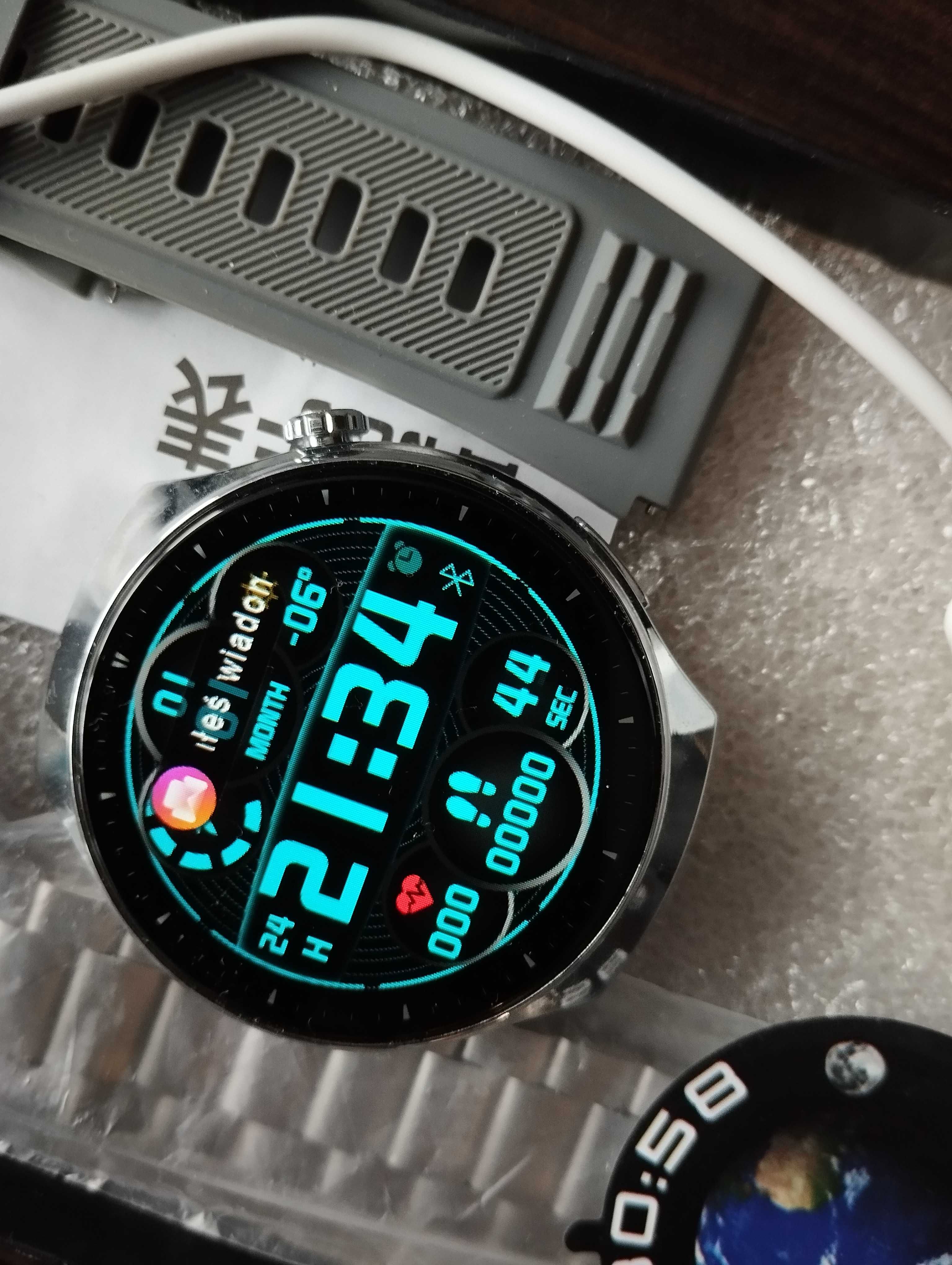 Smartwatch GT4 Pro menu PL