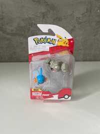 Pokemon figurki geodude i mudkip bitewne oryginalne