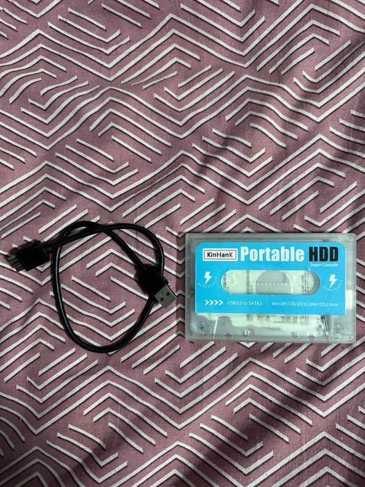 Kinhank portable HDD super console Xbox360, PSP, PS2/3, Sega, эмулятор