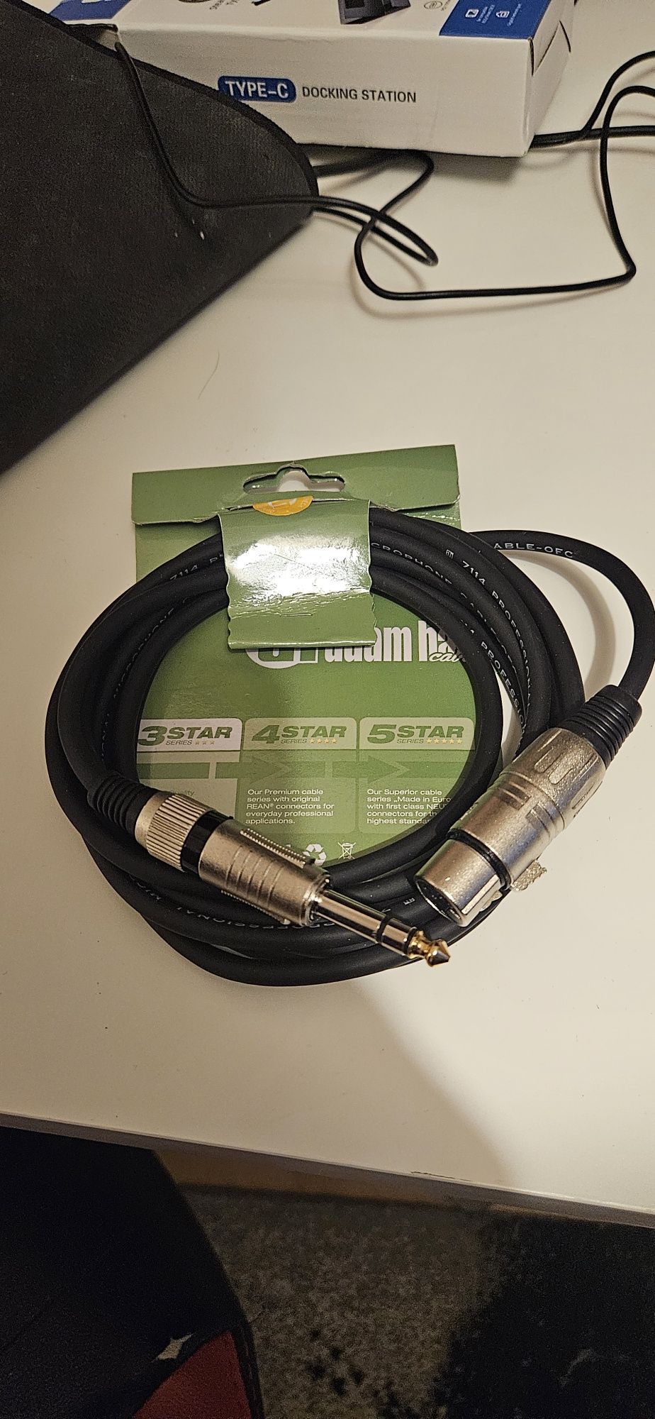Kabel mikronowy XLR x2
