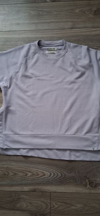 BIG STAR XL 42/44 luźna bluza bawełna organiczna lawendowa nowa
