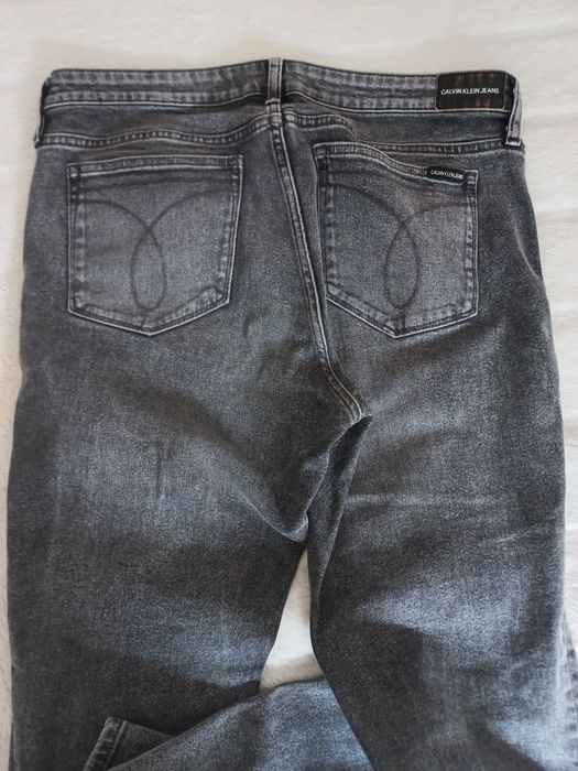Spodnie damskie Calvin Klein Jeans szare